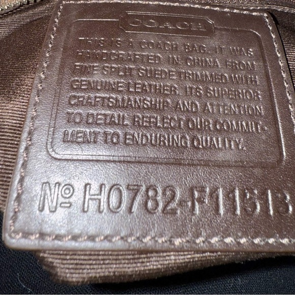 Patchwork Vintage Coach Tote Bag - Picture 12 of 12